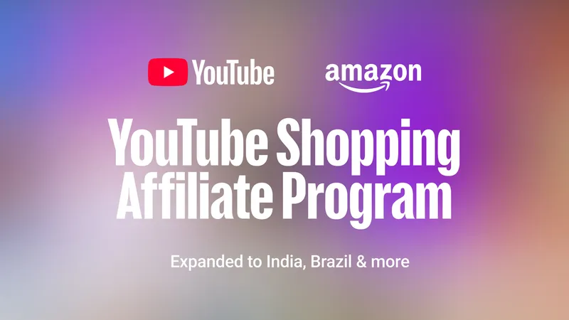 El programa de afiliados de YouTube Shopping con Amazon se expande a India, Brasil y otros países