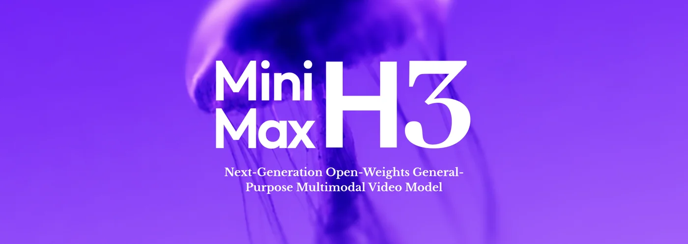 MiniMax H3 — открытая модель генерации видео